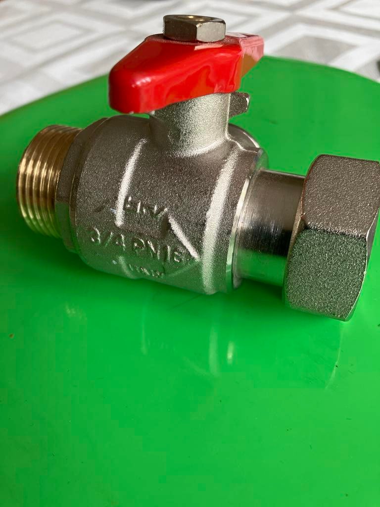 Nieuwe kogelkraan 3/4" PN16, Overige materialen, Overige typen, Nieuw, Minder dan 2 meter