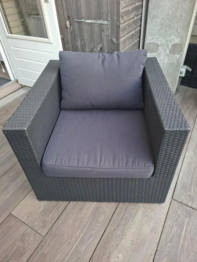 Heerlijke wicker loungestoel, Ophalen, Gebruikt, Wicker, Stoel