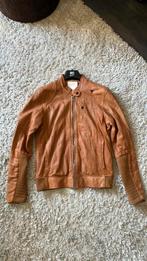 DENHAM Cognac Leren Jas, Ophalen of Verzenden, Zo goed als nieuw, Maat 48/50 (M), Bruin