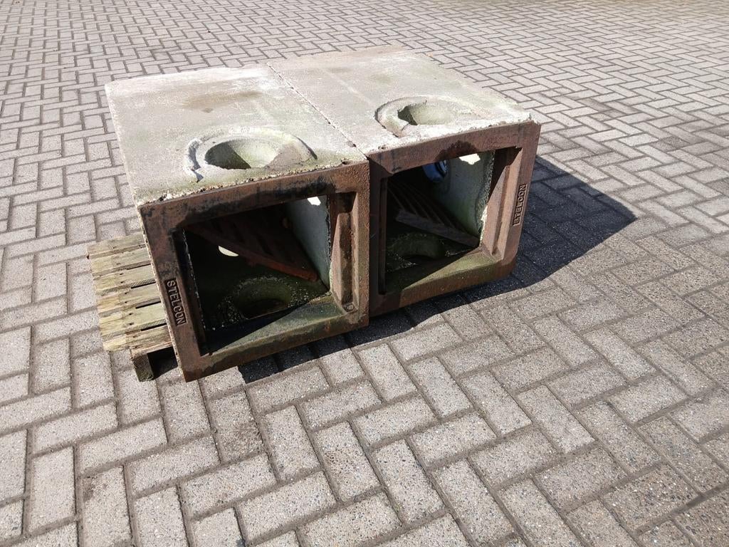 Stelcon vangputten, Ophalen, Overige materialen