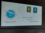 E 18  Speciaal 1e dag Envelop Nationaal Luchtvaartfonds 1954, Ophalen of Verzenden, Beschreven, Nederland