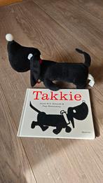 Takkie knuffel met boekje, Kinderen en Baby's, Speelgoed | Knuffels en Pluche, Ophalen of Verzenden, Zo goed als nieuw, Overige typen