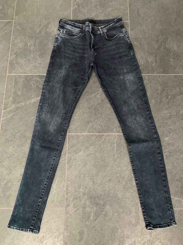 Ashes To Dust Jeans W30 L34 - Zwart/Grijs, Kleding | Heren, Spijkerbroeken en Jeans, Ophalen of Verzenden, Zo goed als nieuw, Zwart