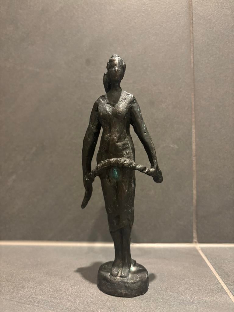 Brons beeldje Twee vrouwen van Mari Andriessen, Ophalen of Verzenden