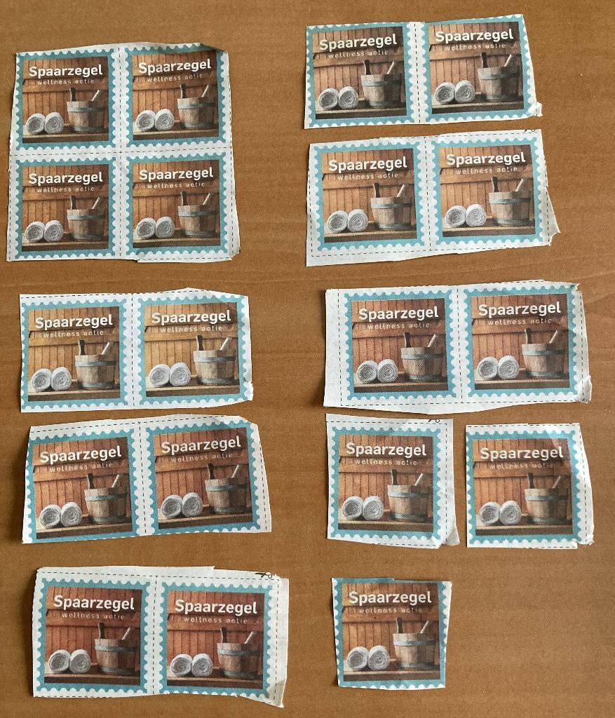 19 saunazegels per 4 st. of per stuk, Eén persoon, Kortingsbon, Spa of Sauna