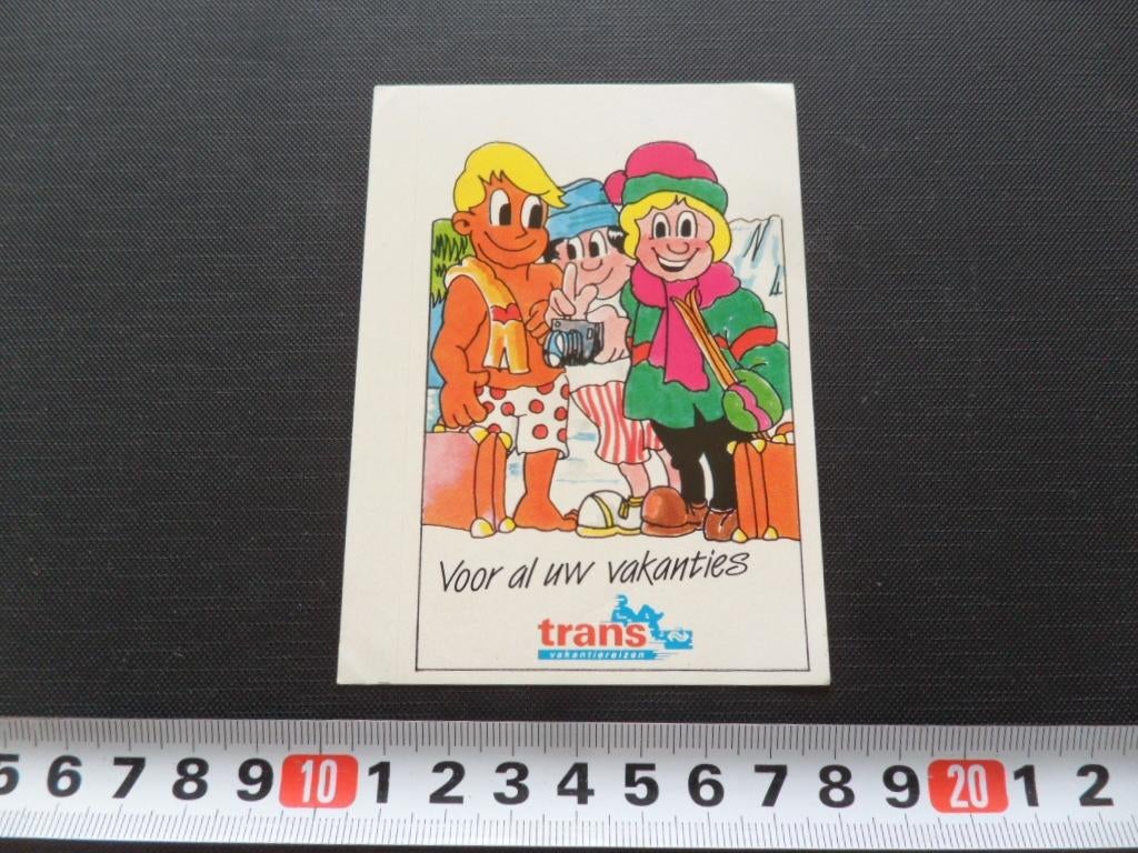 sticker Voor al uw vakanties  TRANS  NS spoorwegen, Verzamelen, Ophalen, Zo goed als nieuw