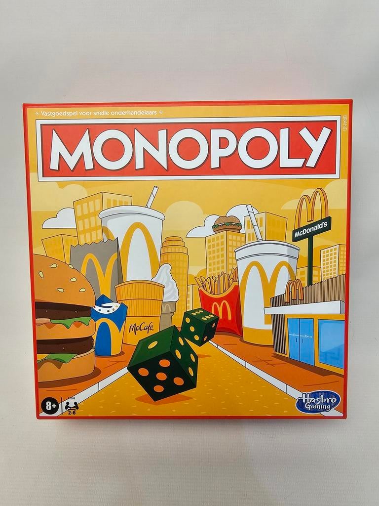# Monopoly McDonald's Editie - Gesealde Onderdelen, Hobby en Vrije tijd, Gezelschapsspellen | Bordspellen, Vijf spelers of meer