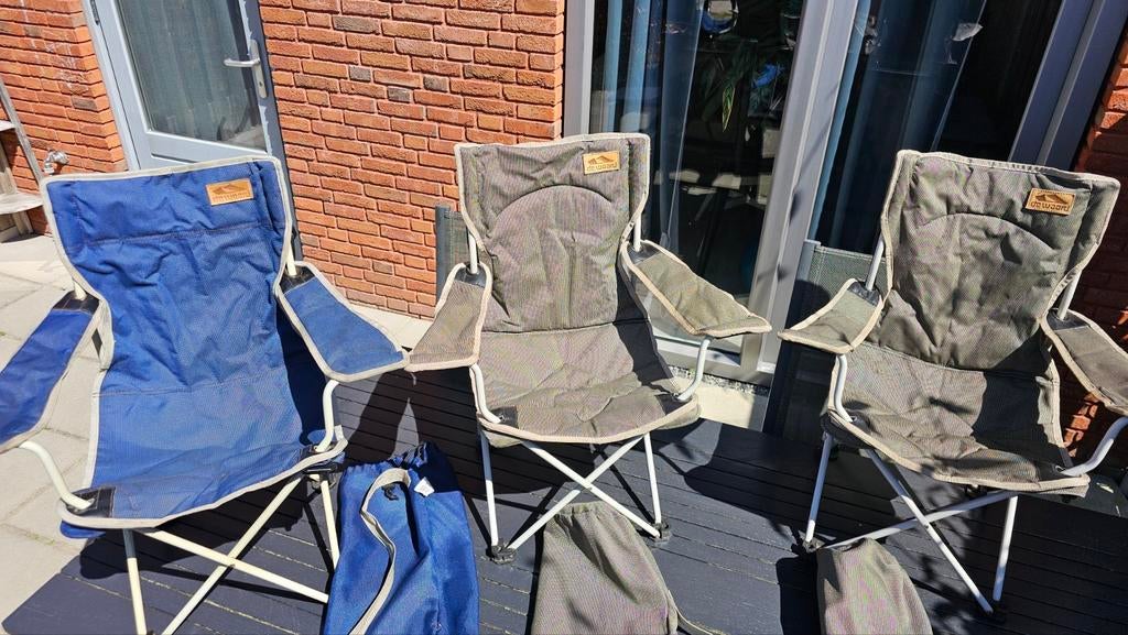 De Waard Campingstoelen - 3x maat XS, Ophalen, Gebruikt, Campingstoel
