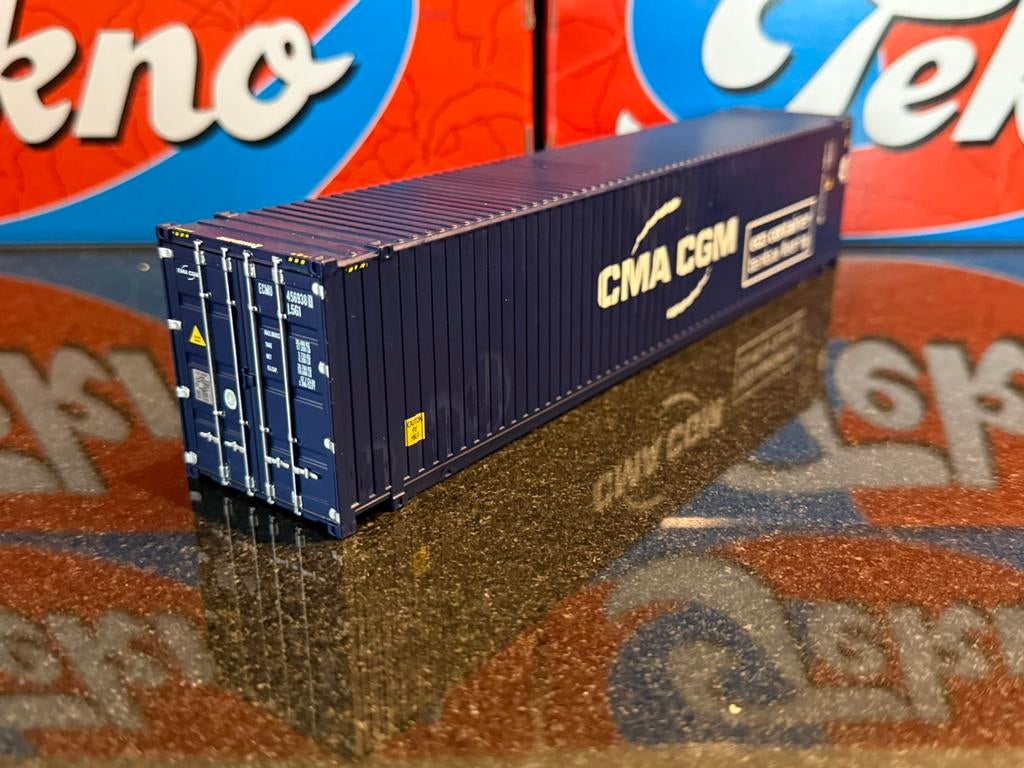 Tekno - CMA 45 FT HC Container, Hobby en Vrije tijd, Modelauto's | 1:50, Ophalen of Verzenden, Zo goed als nieuw, Bus of Vrachtwagen