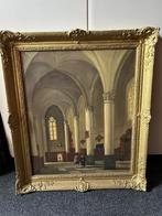 Schilderij kerk in Den Haag van Torringa, Antiek en Kunst, Kunst | Schilderijen | Klassiek, Ophalen