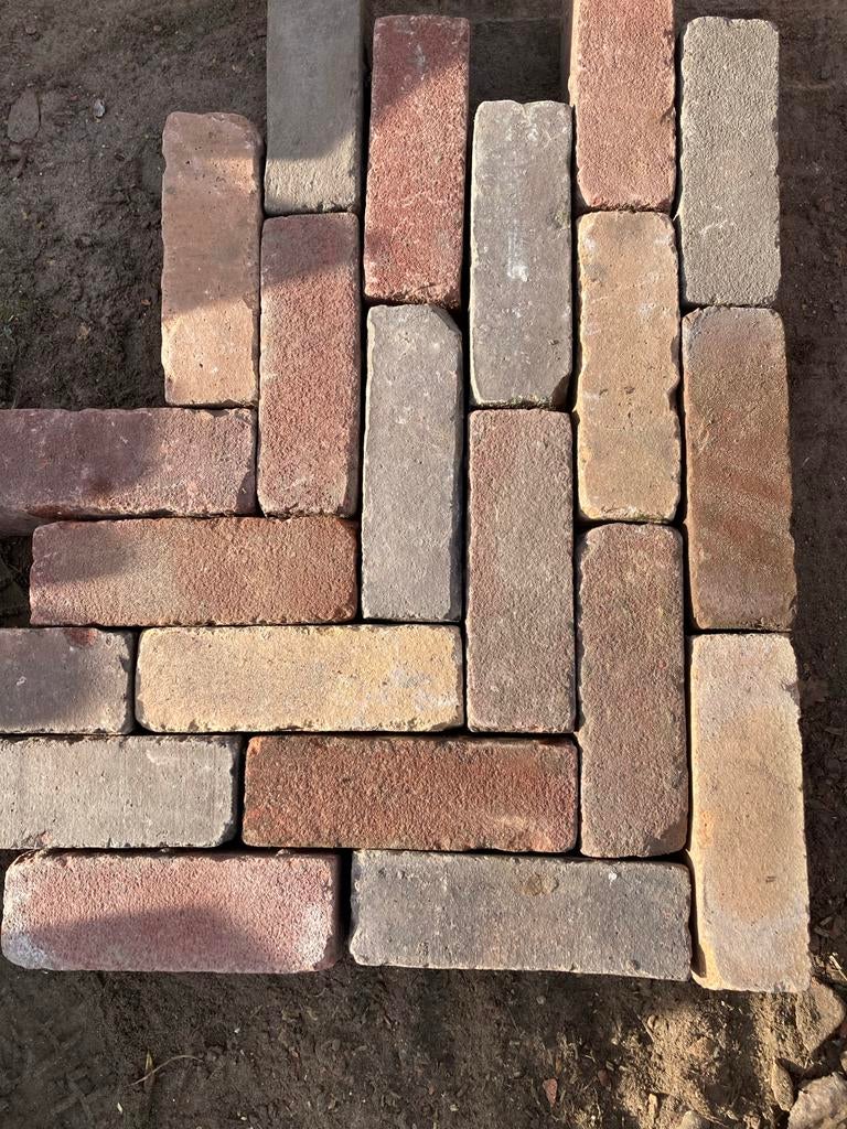 Gebakken dikformaten (ca. 23-25m2)uiterlijk 24 april ophalen, Gebruikt, Keramiek, Klinkers, Ophalen of Verzenden