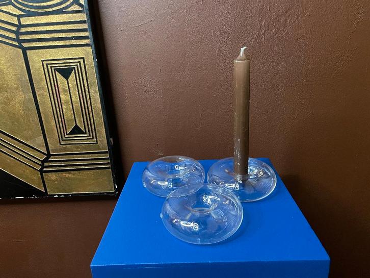 VTG Donuts Candle Holders in style of Sabine Marcelis Ikea, Huis en Inrichting, Woonaccessoires | Kandelaars en Kaarsen, Zo goed als nieuw