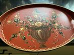 Hindelooper dienblad van firma Roosje - Handgeschilderd, Antiek en Kunst, Ophalen of Verzenden