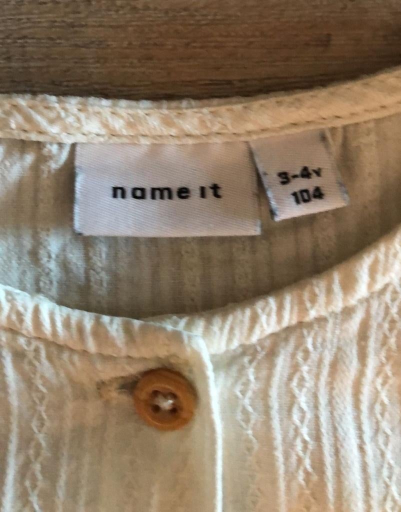 Blouse Name it, Kinderen en Baby's, Kinderkleding | Maat 104, Meisje, Overhemd of Blouse, Ophalen of Verzenden, Zo goed als nieuw
