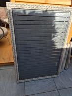 Aluminium tuintafel met hard kunstof vlechtwerk 75x90x130, Ophalen