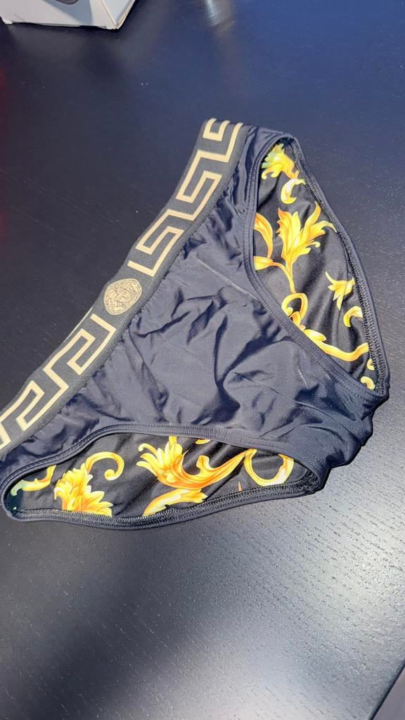 Versace slimslip zwembroek origineel maat s zwart, Ophalen of Verzenden, Maat 46 (S) of kleiner, Zwart