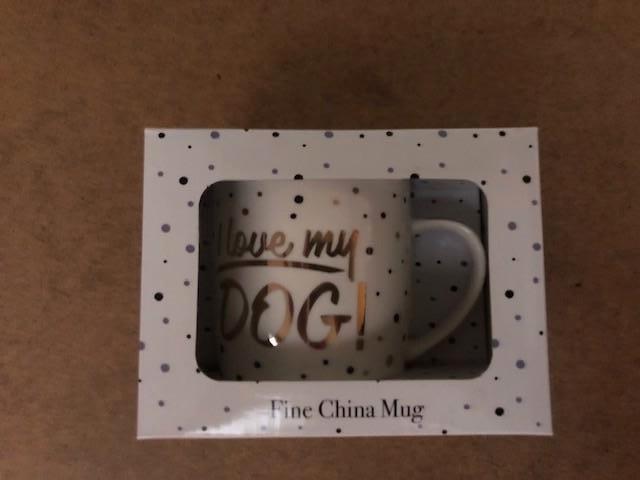 Mok I Love My Dog, Nieuw, Ophalen of Verzenden, Overige stijlen, Kop(pen) en/of Schotel(s)