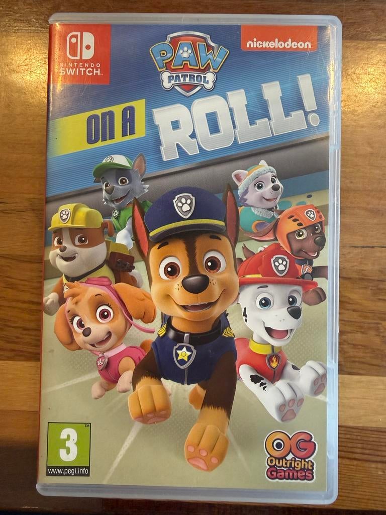 Paw Patrol On A Roll Nintendo Switch game, Spelcomputers en Games, Avontuur en Actie, Gebruikt, 1 speler, Ophalen of Verzenden