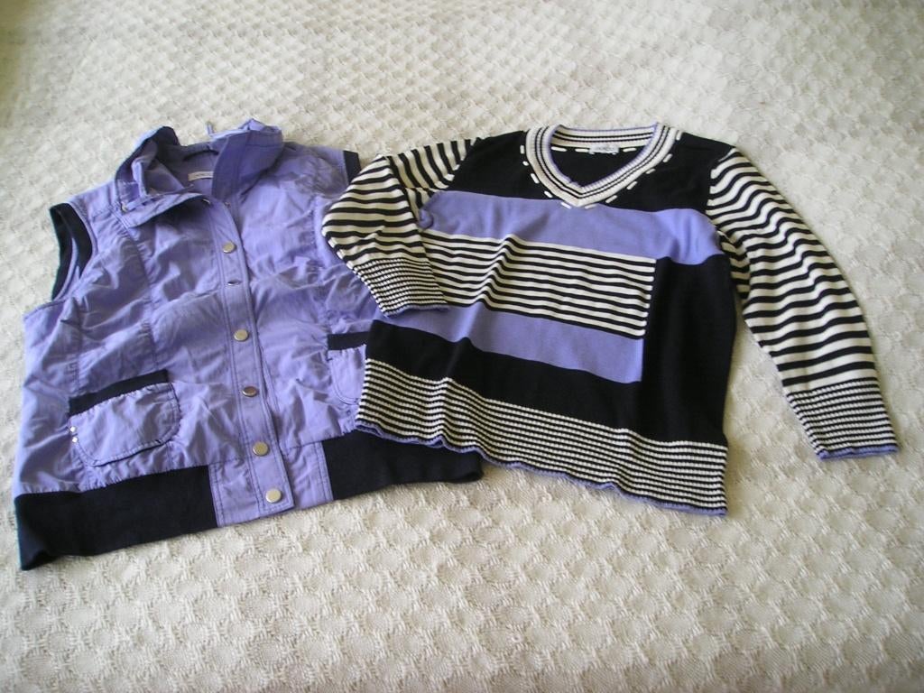 2 delige set Gelco -- trui maat 38 bodywarmer maat 40, Kleding | Dames, Overige Dameskleding, Gelco, Ophalen, Zo goed als nieuw