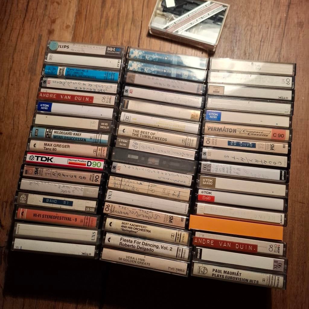 Groot lot cassettebandjes, Ophalen of Verzenden, Overige genres, 2 t/m 25 bandjes
