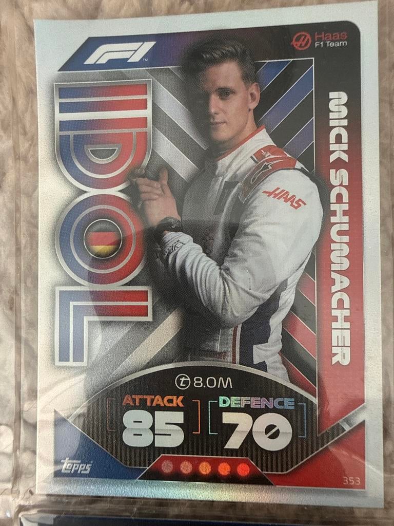 Mick Schumacher F1 Topps kaart, Ophalen of Verzenden, Zo goed als nieuw, Overige sporten, Spelerskaart