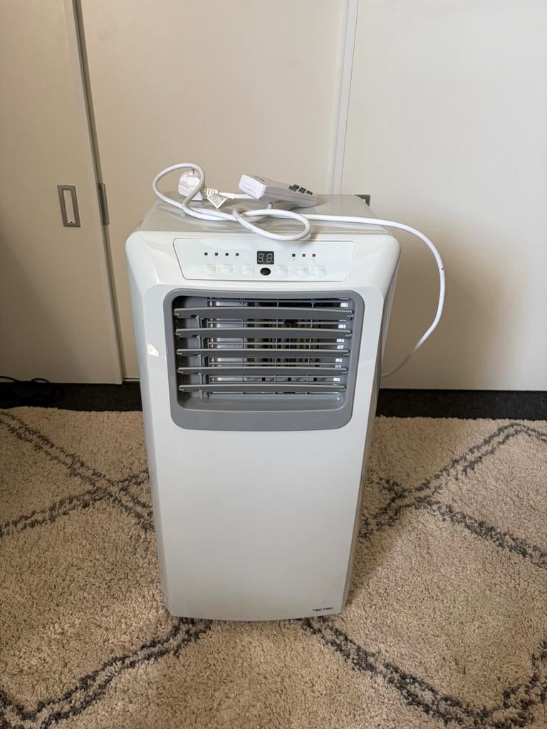 Tectro airco met afstandsbediening, Witgoed en Apparatuur, Ophalen, Minder dan 60 m³, 3 snelheden of meer, Zo goed als nieuw