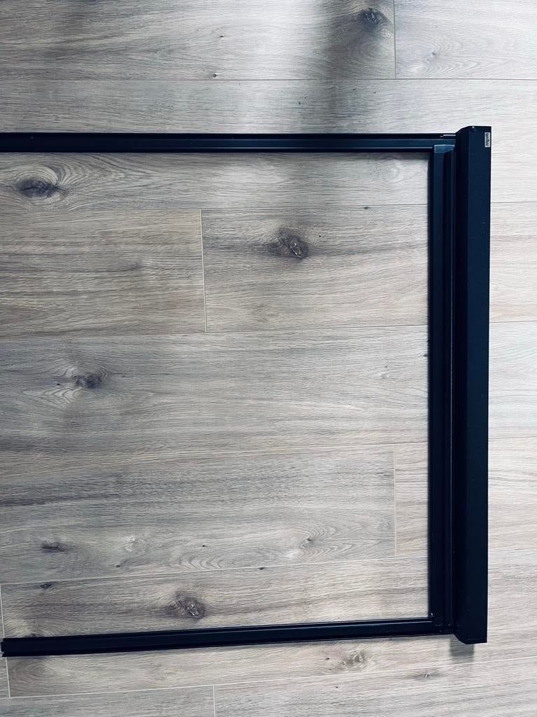 Zwart Unilux hor op maat - 77x81,5 cm (meerdere maten), Ophalen, Kunststof, Minder dan 80 cm, Hordeur