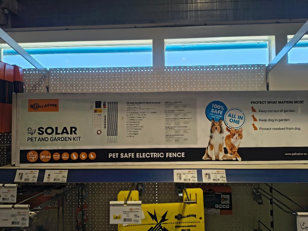 Gallagher Solar tuinkit (complete afrastering), Dieren en Toebehoren, Overige Dieren-accessoires, Nieuw, Ophalen of Verzenden