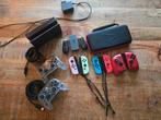 Switch met meerdere controlers + 18 digitale games, Met games, Ophalen of Verzenden, Zo goed als nieuw, Switch Original