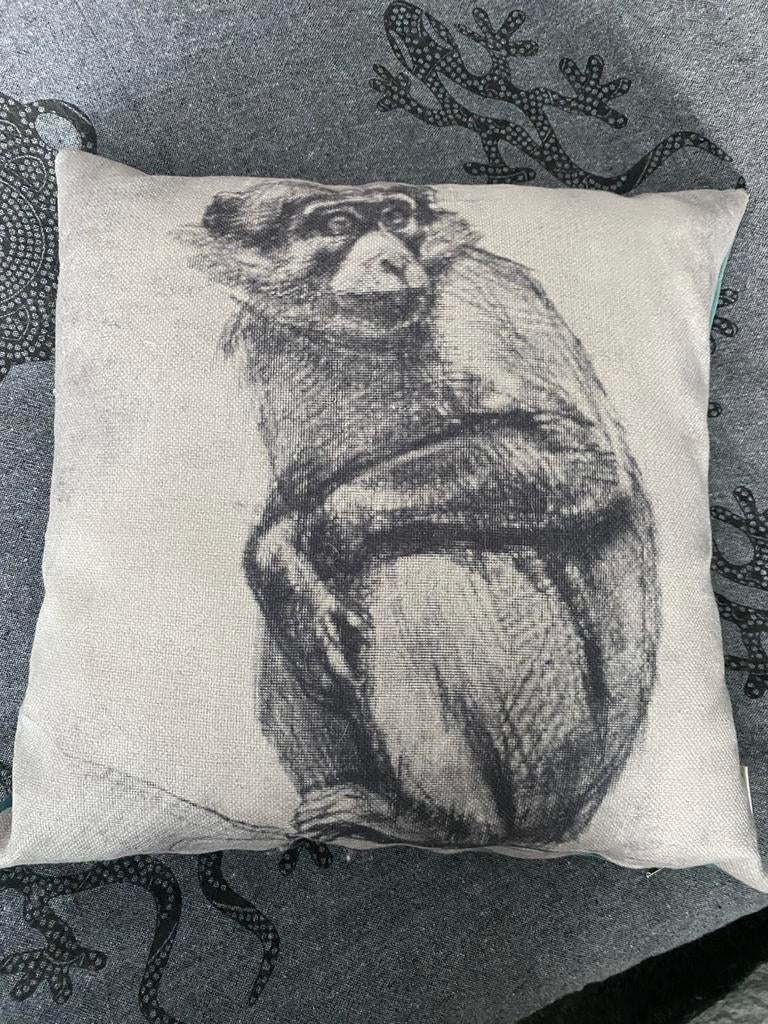 Kussen/sierkussen aap, Stapelgoed, Ophalen