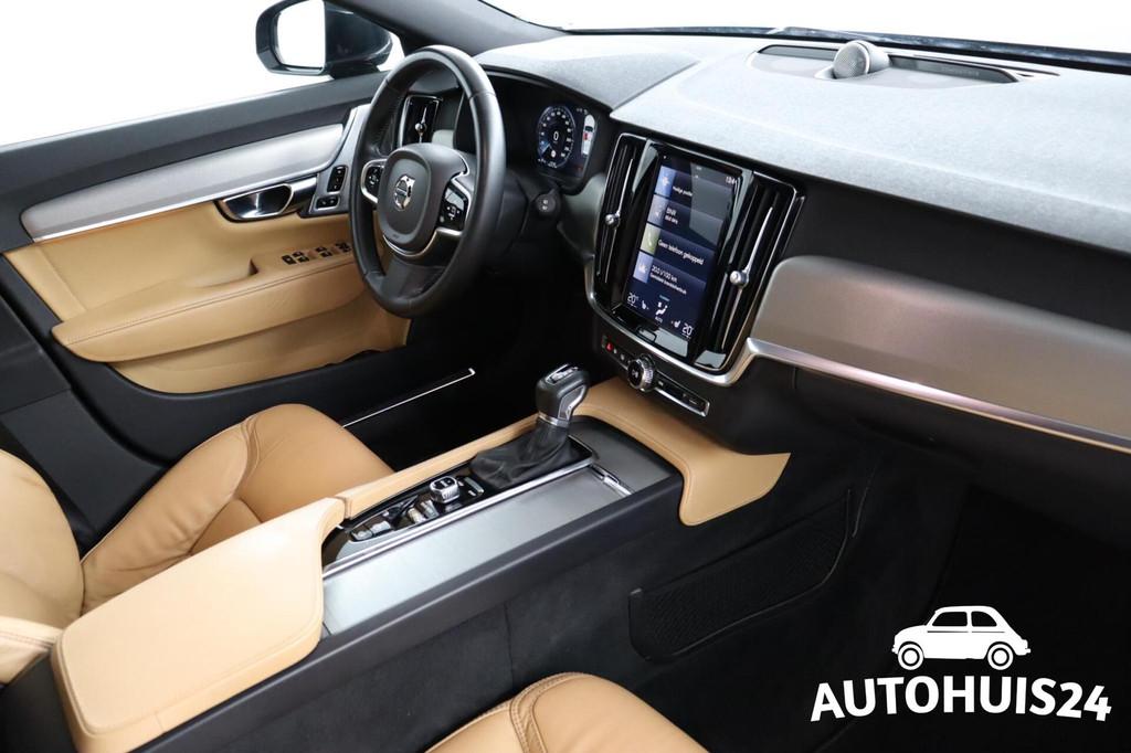 Volvo V90 2.0 T5 Inscription AMBER LEDER|LED|B&WAudio|1-eige, Auto's, 15 km/l, Euro 6, 1969 cc, Bluetooth