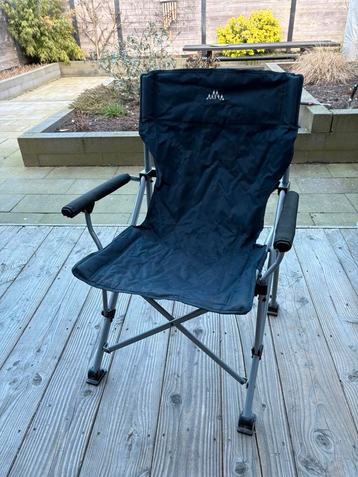 Obelink Chairman Blue, Caravans en Kamperen, Kampeermeubelen, Gebruikt, Campingstoel, Ophalen