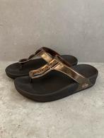 Fitflop Slippers bruin brons 37., Kleding | Dames, Schoenen, Slippers, Bruin, Ophalen of Verzenden, Gedragen