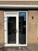 Achterdeur met raam kunstof, Doe-het-zelf en Verbouw, Ophalen, Kunststof, Gebruikt, Deurkozijn