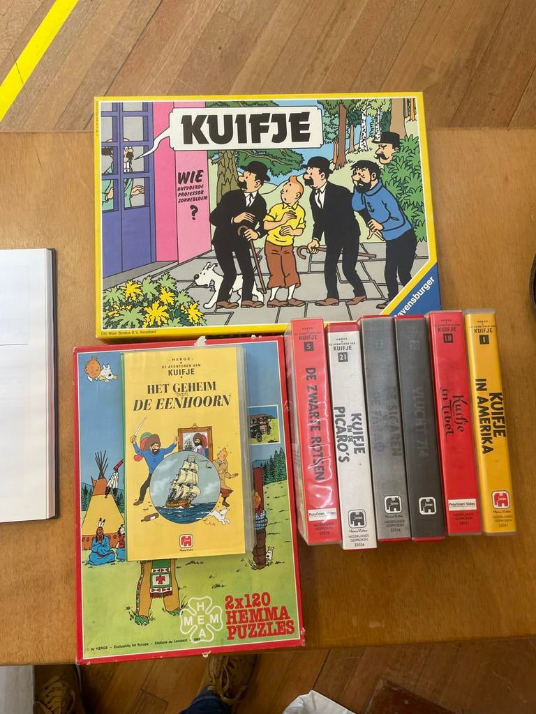 Kuifje Collectie: Boeken, Puzzels & Bordspel, Meerdere stripboeken, Ophalen of Verzenden, Gelezen