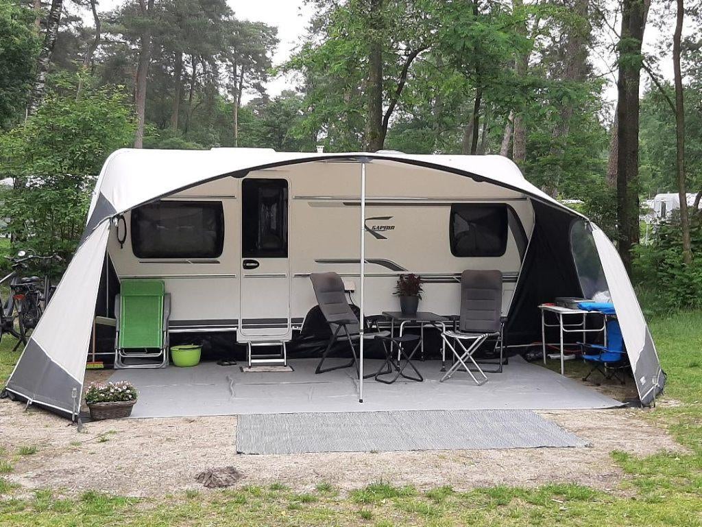 Fendt 465 SFB | 2021 | Mover | Unico voortent | Nieuwstaat, Caravans en Kamperen, Caravans, Rondzit, Particulier, Vast bed, Fendt