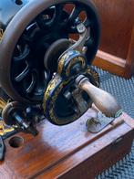 Antieke Singer Naaimachine met Houten Kap - Model P445675, Ophalen