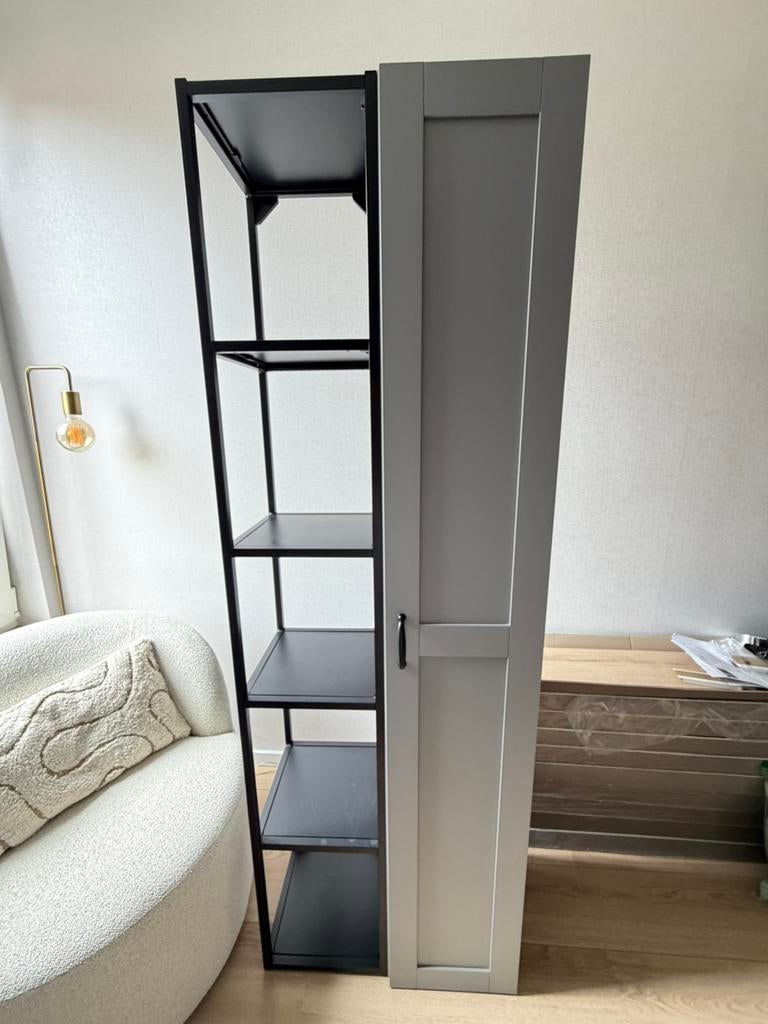 IKEA kast grijs & zwart, Ophalen, Gebruikt