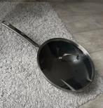 Masterchef Wokpan met deksel prima staat 28 cm, Ophalen of Verzenden, Zo goed als nieuw, Wok