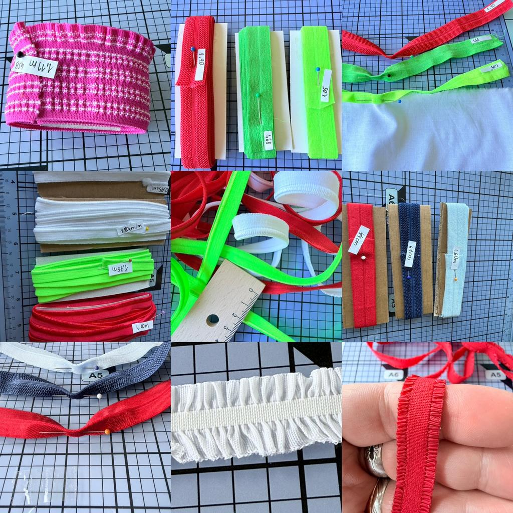 Bis band elastiek verschillend lengtes sorr en kleuren, Hobby en Vrije tijd, Naaien en Fournituren, Ophalen of Verzenden, Zo goed als nieuw