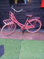 Oranje fiets 28 inch met voordrager en bagagedrager, 53 tot 56 cm, Ophalen, Gebruikt, Overige merken