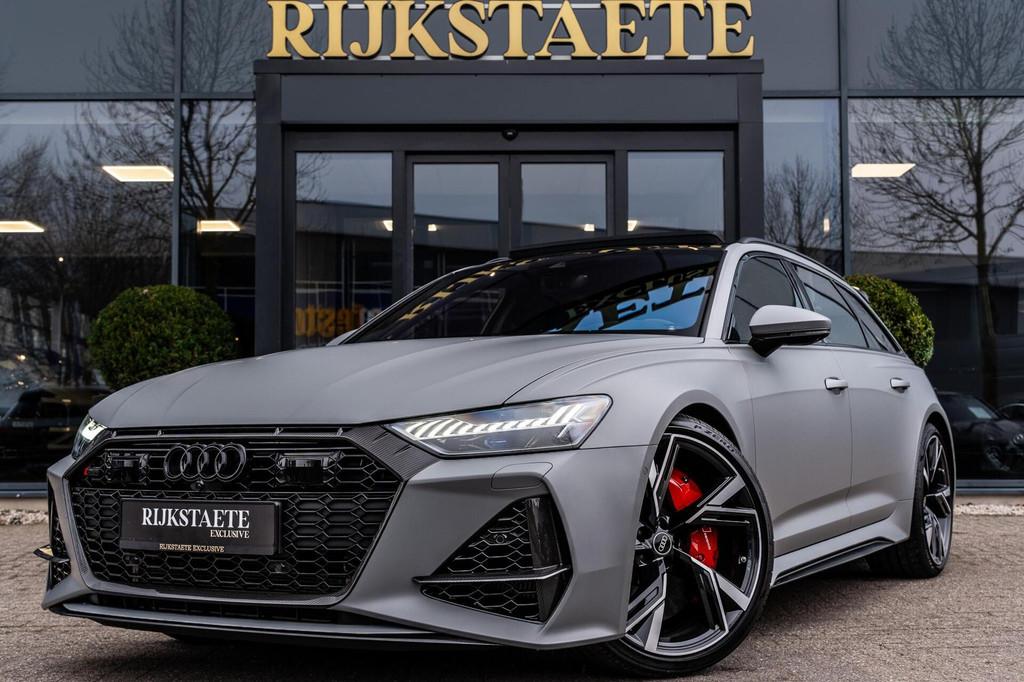 Audi RS6 Avant 4.0 TFSI Quattro|PANO|B&O|KERAMISCH|CARBON, Auto's, Audi, Automaat, Gebruikt, 600 pk, RS6