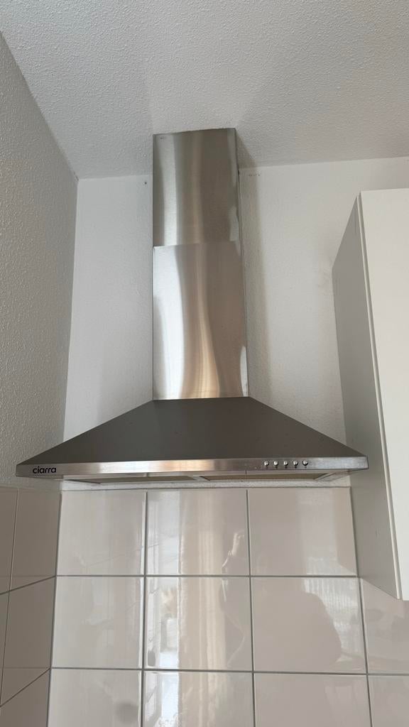 CIARRA CBCS6201 60cm RVS Wandafzuigkap met LED, Witgoed en Apparatuur, Afzuigkappen, Wandschouwkap, Ophalen of Verzenden, Zo goed als nieuw
