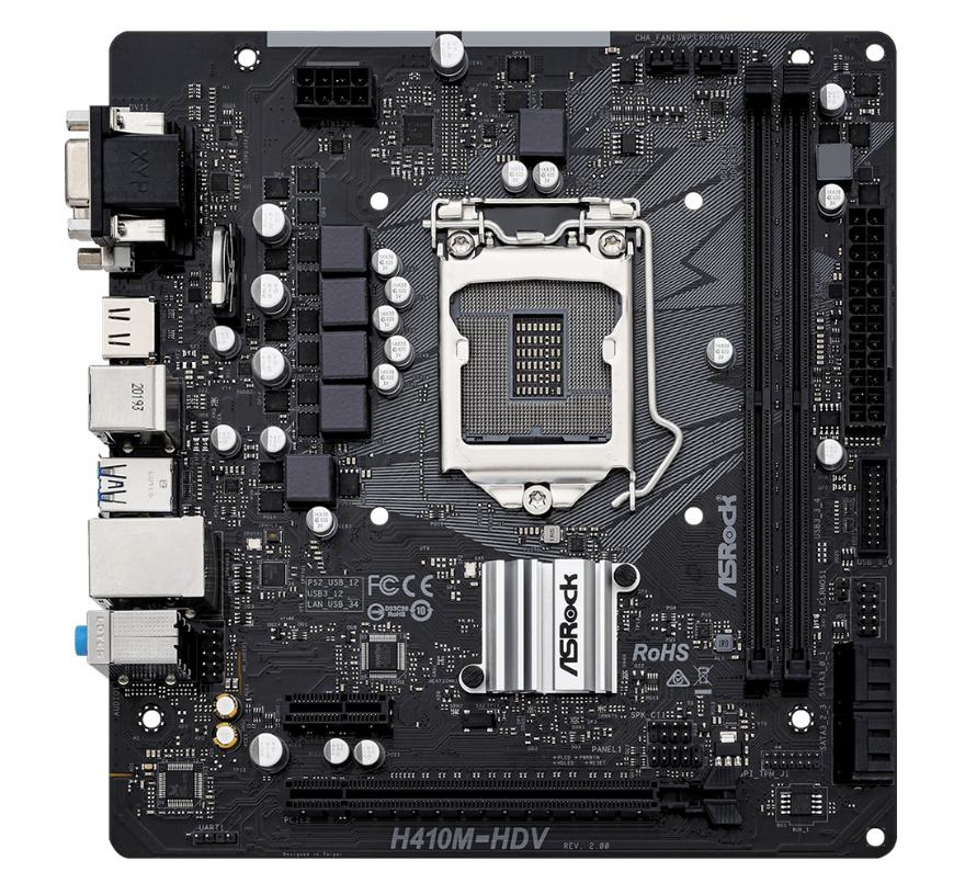 Asrock H410M-HDV R2.0 Socket 1200, LGA1200, DDR4, Ophalen of Verzenden, Bijsterhuizen 1111 , Nijmegen Gelderland, NL