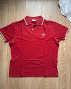 Moncler Polo Rood XL, Ophalen of Verzenden, Gedragen, Maat 56/58 (XL), Rood