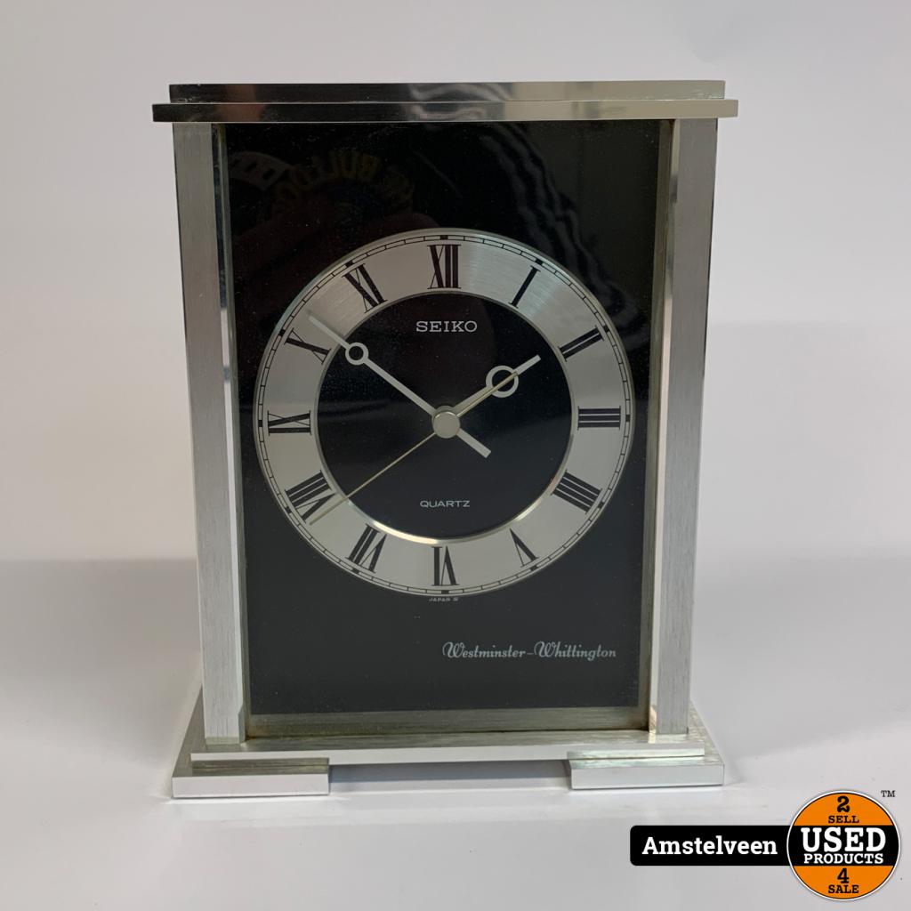 SEIKO Mantel Klok QF144SS Quartz | Nette Staat, Flex Ltd., Gebruikt, https://flex.com/contact-us, Nobelstraat 10, 5807 GA Oostrum