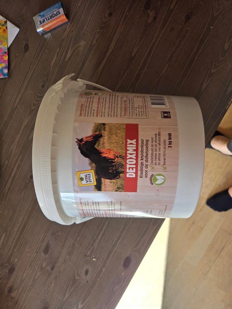 Vitalstyle detoxmix dichte emmer 3 kg, Ophalen of Verzenden, Nieuw