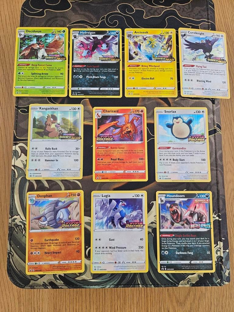 Pokémon TCG Prerelease Sword & Shield Stamp Promo Kaarten, Ophalen of Verzenden, Zo goed als nieuw, Meerdere kaarten