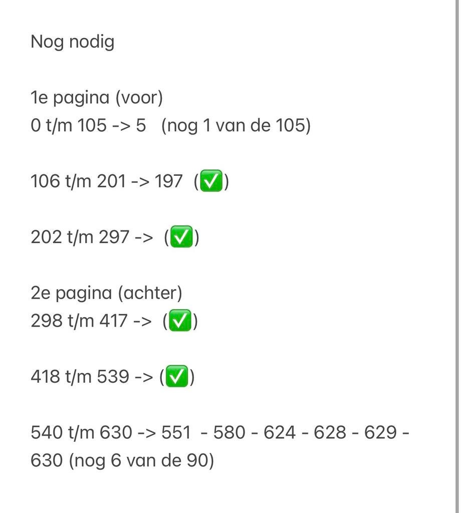 Gezocht laatste 7 kaarten voor mijn WK 2026 panini album, Ophalen of Verzenden