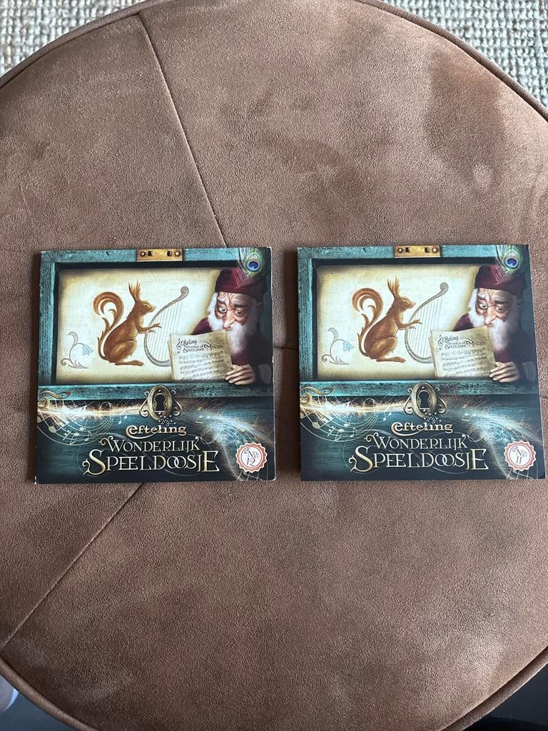 Efteling Wonderlijk Speeldoosje CD's - Nrs. 11 & 12, Verzamelen, Efteling, Ophalen of Verzenden, Gebruikt, Overige typen